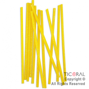 VELA FINITA AMARILLO ESPIRAL 16.5CM HS2085-4 x 24